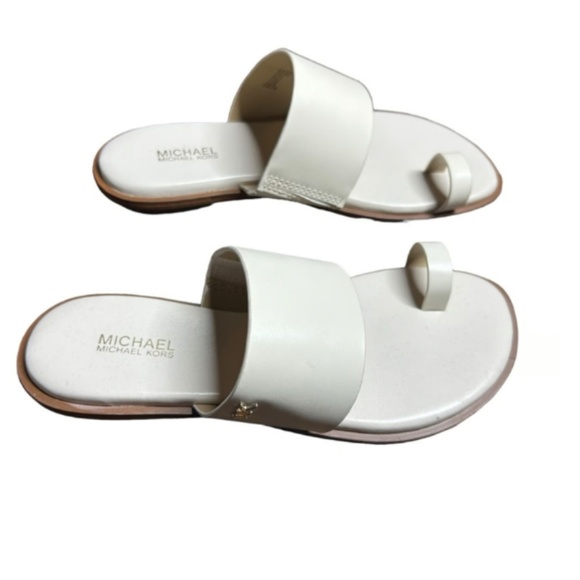 Michael Kors August Slide Flat Toe Ring Sandals - Picture 6 of 10